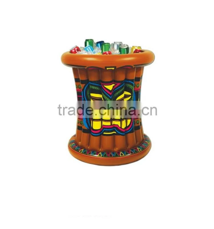 pvc plastic floating ice bucket/ inflatable ice bucket/inflatable beer cooler