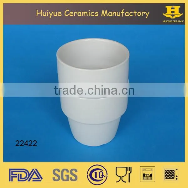 reusable coffee cup, ceramic stacking coffee cup