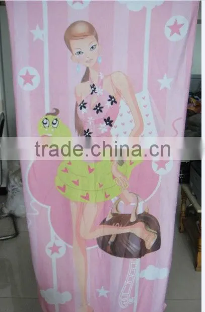 China manufacturer custom printed microfiber towel for beach