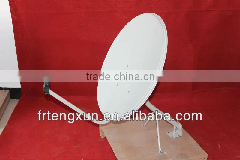 ren qiu furui KU-60cm satellite dish with normol foot mount