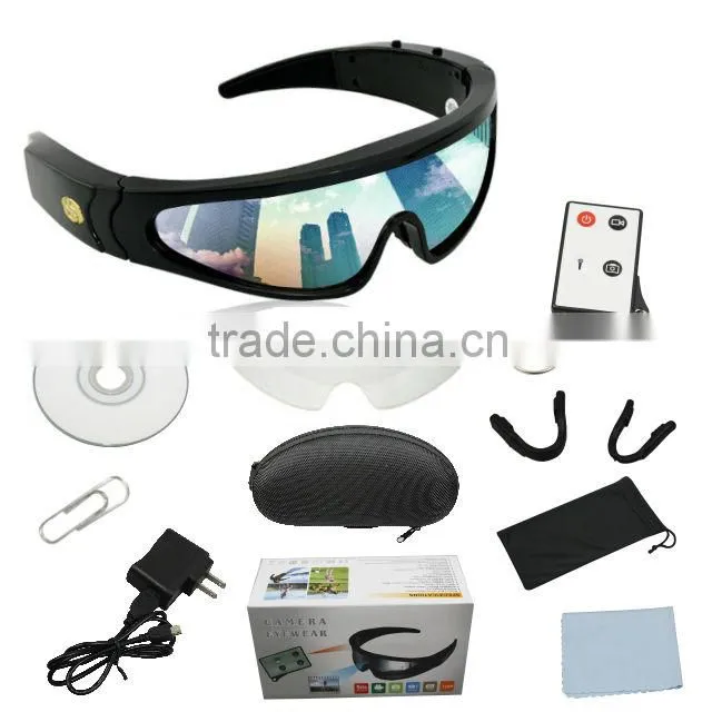 JVE-HD02 Sunglasses Camera with small audio camera