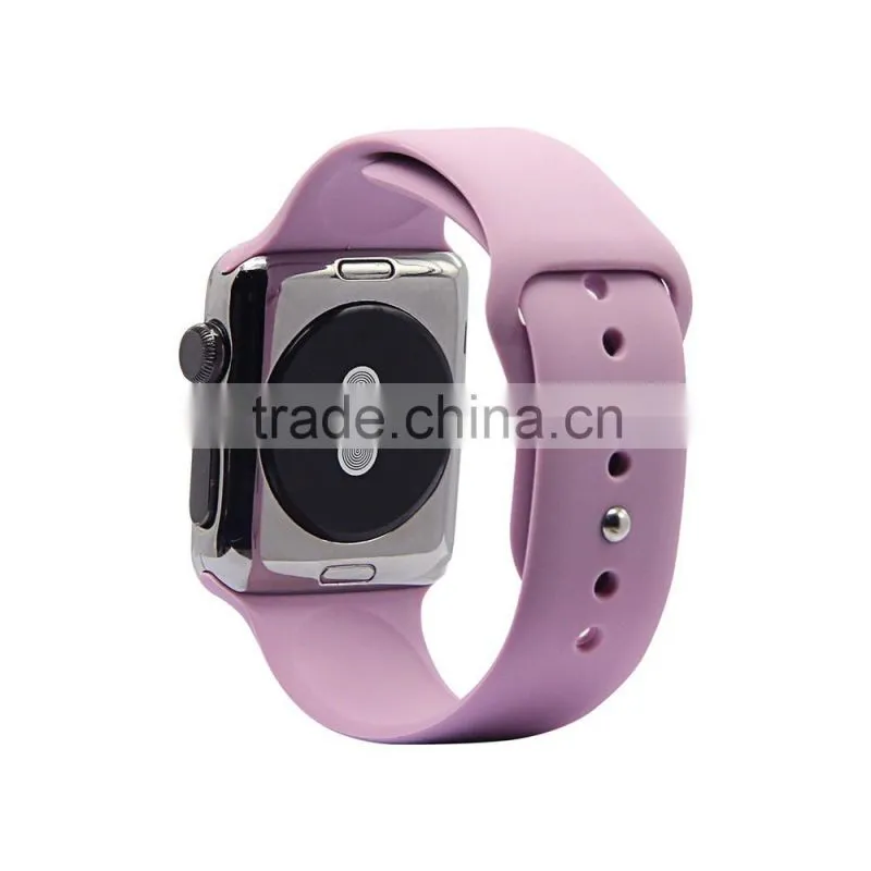 Silicone Band For Apple Watch 42mm/38mm silicone band With Connector Adapter