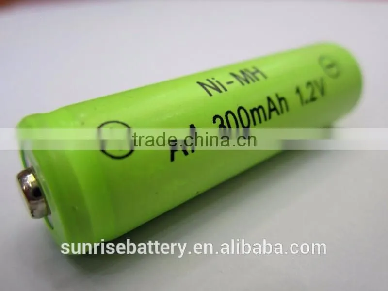 1.2v NI-MH AA300mAh aa battery batteries solar pointed cap