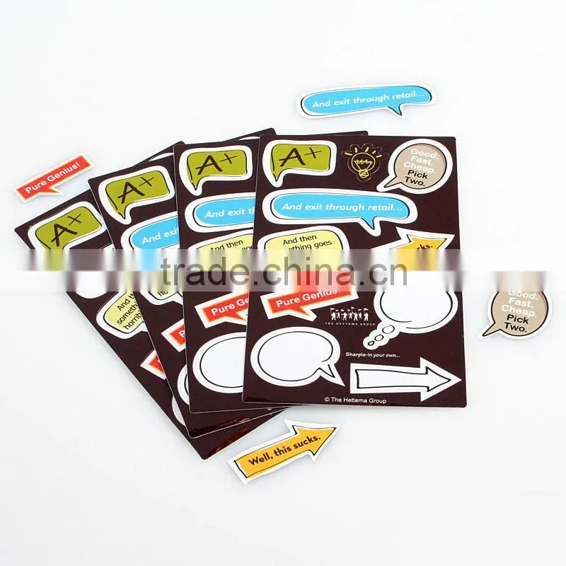 Customized Pvc Vinyl lower Offset Price A4 Size Paper Adhesive Label Sticker printing for mug ---DH20431