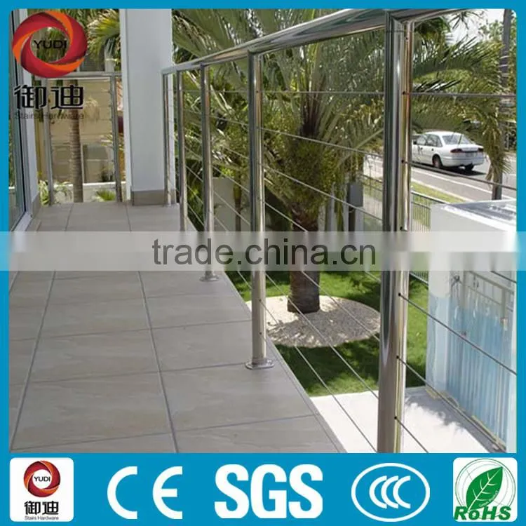 stainless steel decorative porch railing for exterior