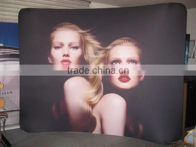 Tension fabric display, stretch fabric display,