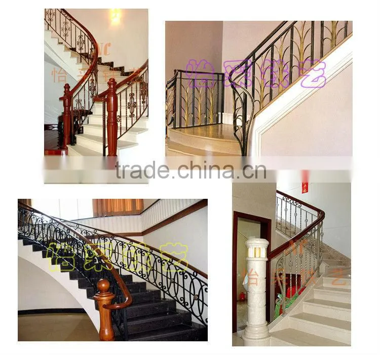 Wrought iron railing for balcony