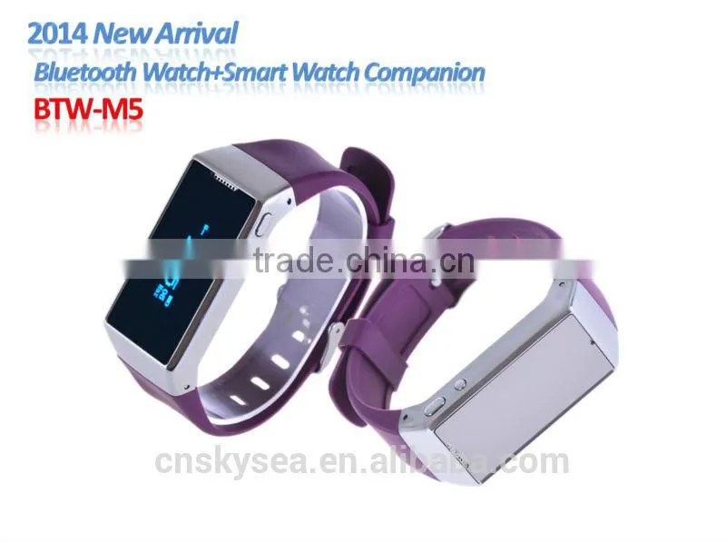 2014 newest style Smart watch Bluetooth Watch and Smart phone companion