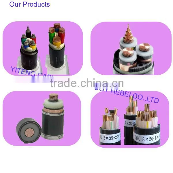8.7|15kV Aluminium Copper conductor XLPE Insulation PVC Sheath Steel Tape Armoured Power Cable Medium Voltage Cable