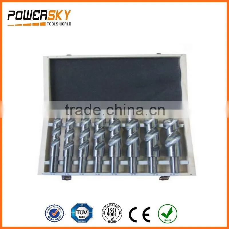 HSS Drills 8PC 1/2'' Shank Drill Set