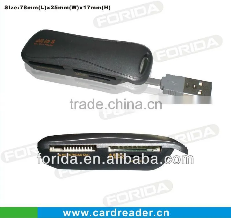 Forida hot selling usb 2.0 multi card reader