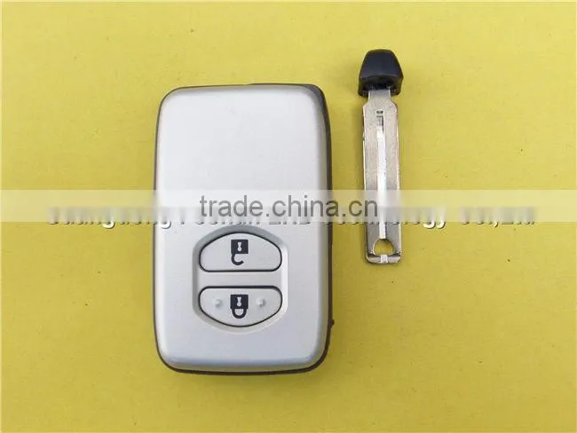 Excellent quality Toyota 2 buttons smart key remote cover blank