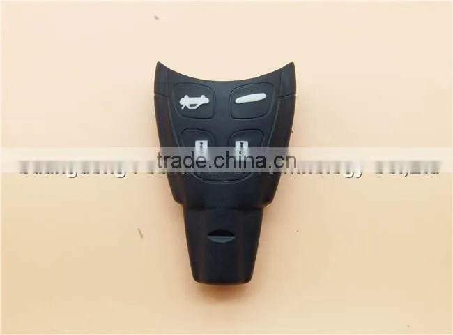 Lower Price 4 button saab 9-3 key fob shell soft remote key for saab 93
