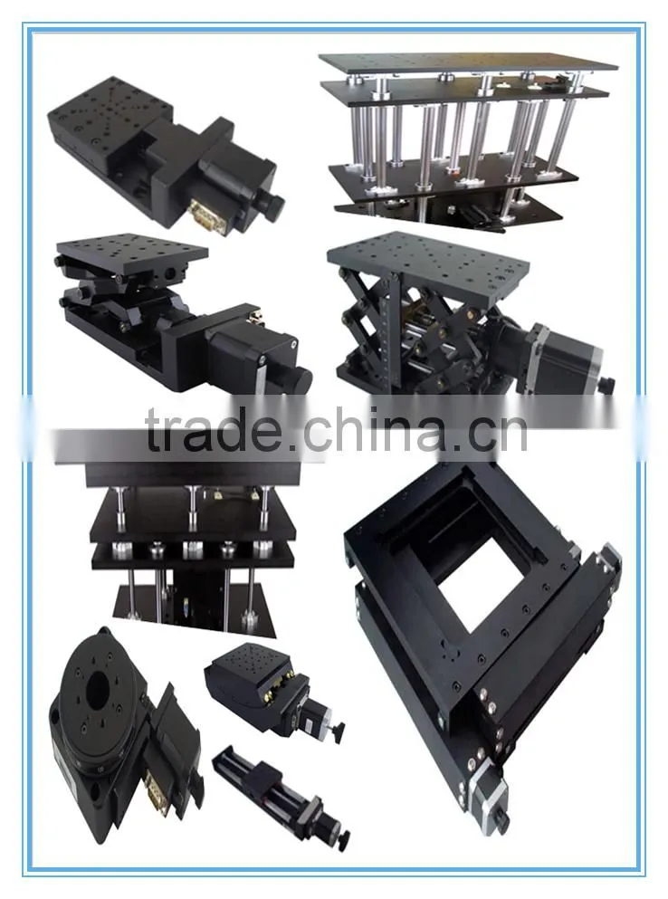 Aluminum Alloy High Precision Motorized lab Jack 300mm travel