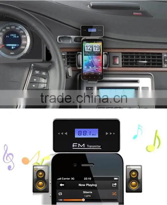 LCD 3.5mm In - Car Fm Radio Transmitter For Apple Iphone 5 5s 5c SV005796