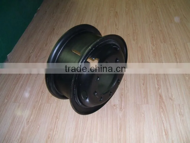 Heavy truck wheel 7.50V-20, industrial wheel for 10.00-20 tire