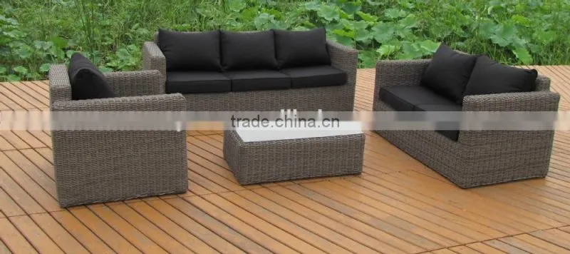 european hot sale design rattan sofa wiker outdoor furniture