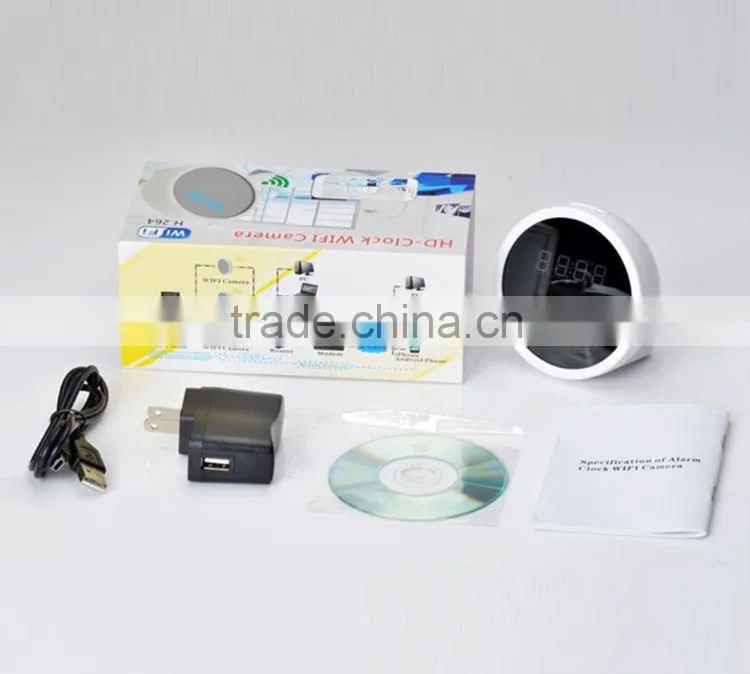 New Wireless P2P Wifi Hidden Camera IR Super Night Vision HD 1080P Wifi Clock Camera