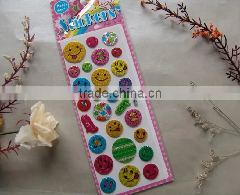 DIY product puffy sticker,3D puffy sticker,home decoration puffy sticker