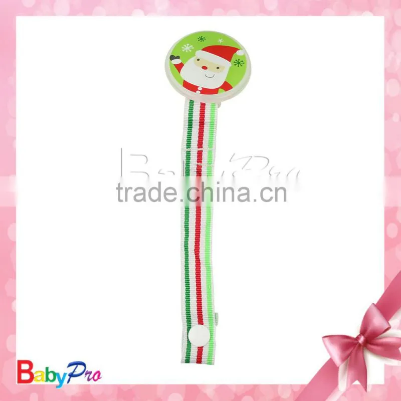 made in China high quality baby goods colorful cute design baby pacifier holder pacifier chain clip