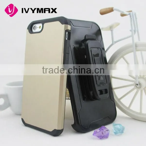 Perfect Fit Holster Combo Mobile Phone Case for Apple Iphone 6 New Product