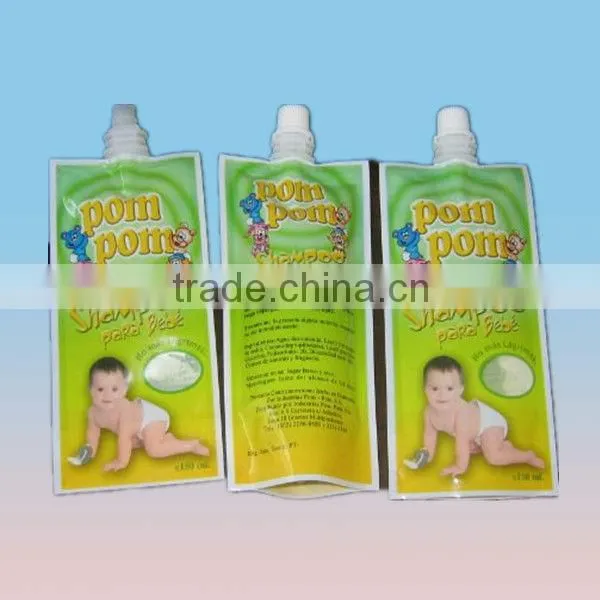 spout pouch shampoo bag flexible bag for liquid