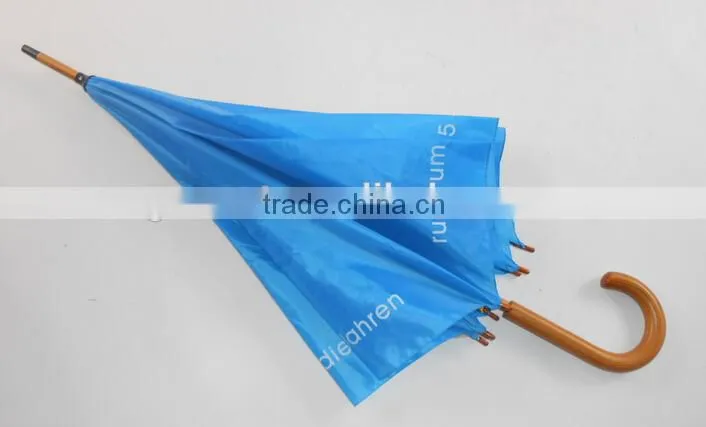 23 inches custom made wooden handle rain umbrella for sale