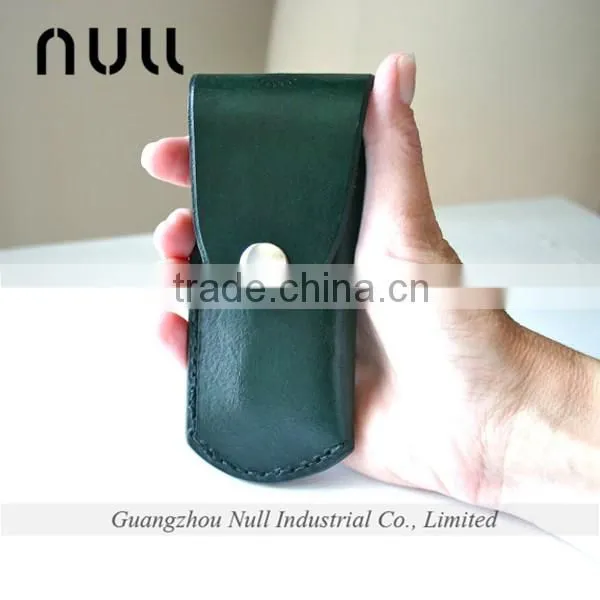 Small and cute vintage genuine leather knife cover bag