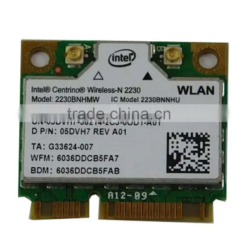 DW1705 Half Mini PCI-E Card 802.11b/g/n Bluetooth 4.0 + HS/LE 2.4GHz Wireless Card For Dell