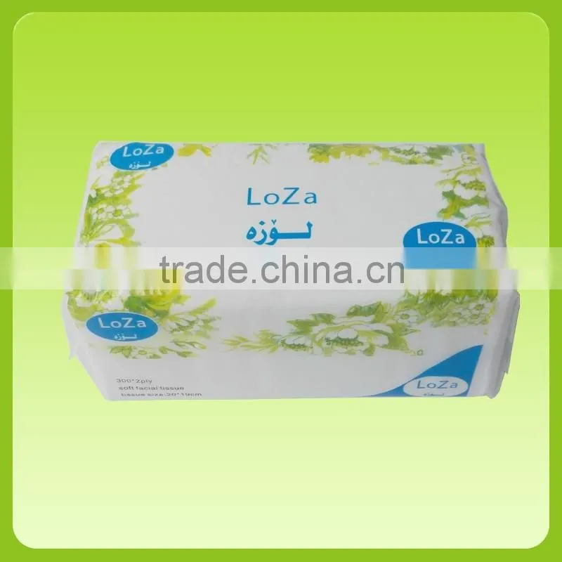 Travel pack facial tissue paper