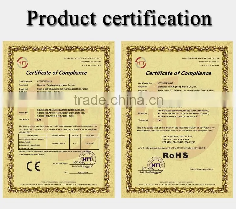 Fast delivery SMD 5050 outdoor led strip bar IP65 Waterproof 60Led/m DC 12V Made in China