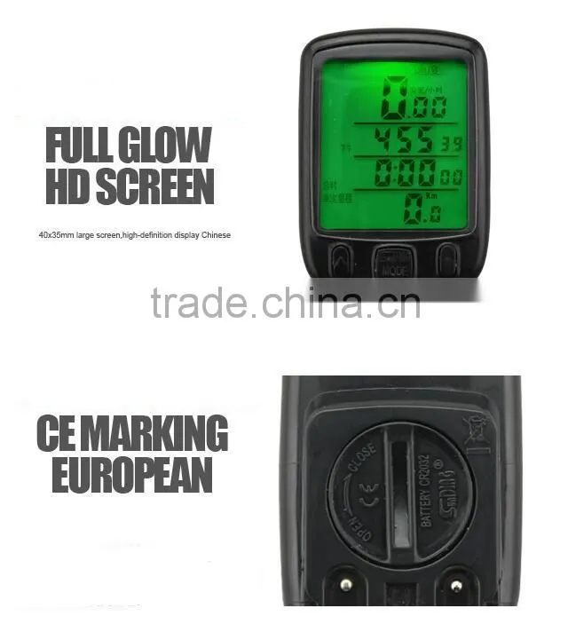 Fastion wireless waterproof computer LCD electronic bicycle computer
