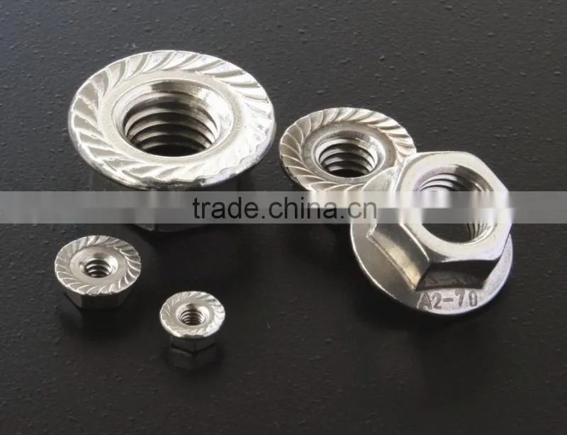 Zinc plated carbon steel and stainless steel DIN934 hex nut