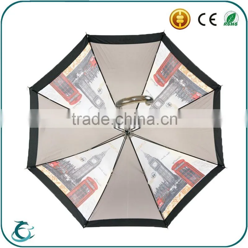 Shenzhen umbrella factory sell painting straight Umbrella/High Quality Advertising Umbrella