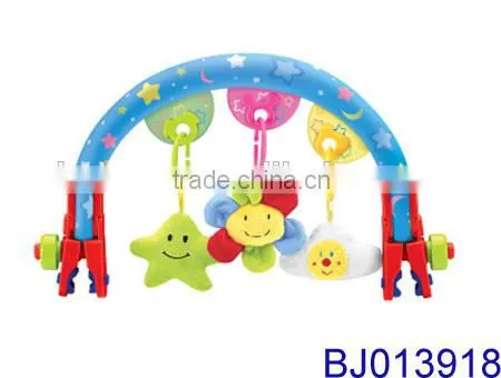 Best Christmas baby toy 3pcs plastic baby teether toy