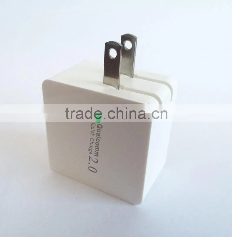 QC 2.0 Mobile Phone Use and universal charger travel charger 2 usb