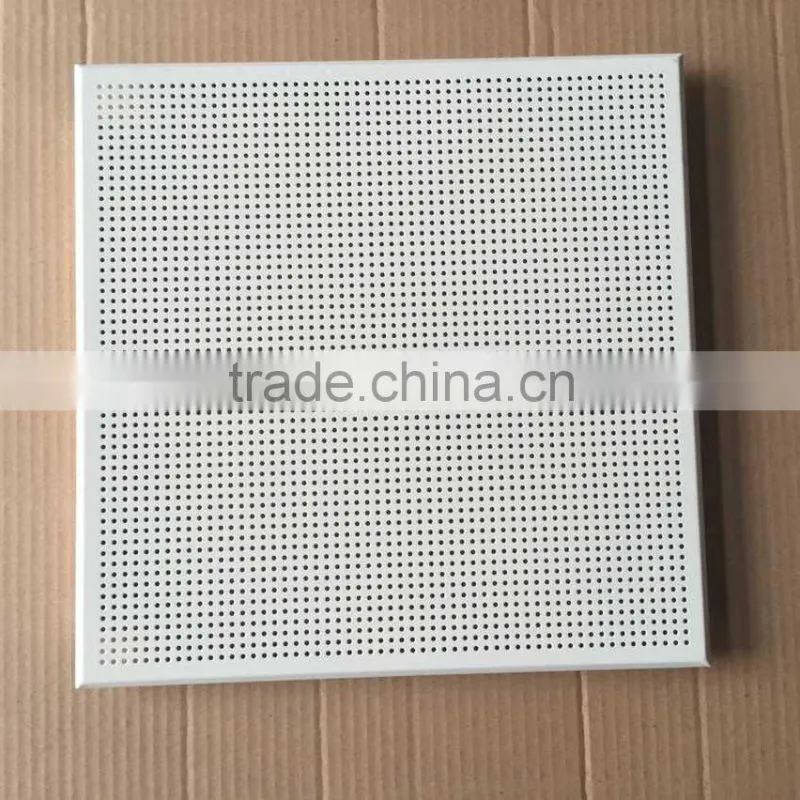 300 * 300mm Aluminum Ceiling Open Frame Ceiling Perforated Clip In Ceiling
