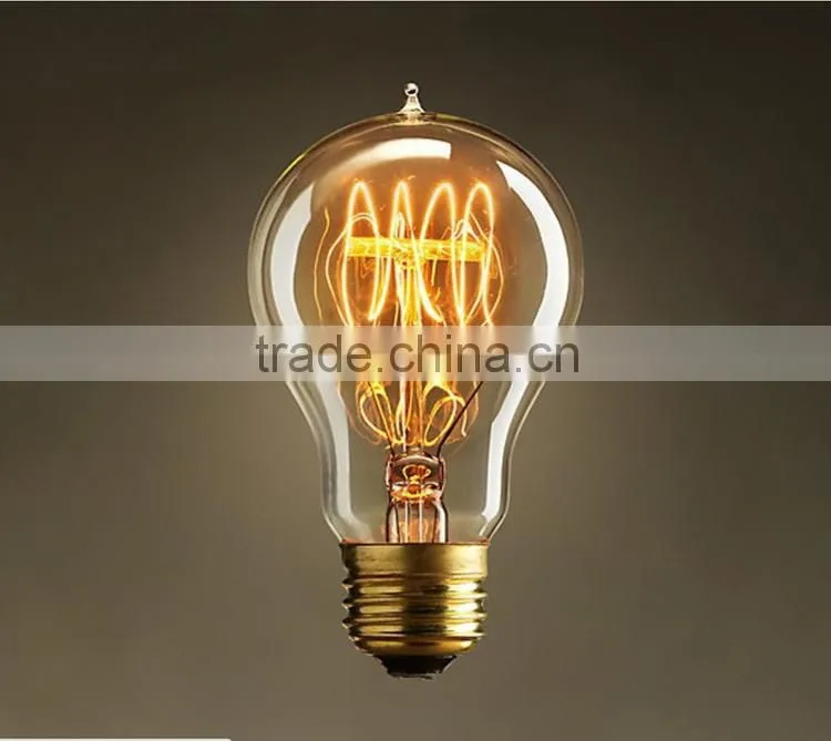 High Brightness A19 LED Bulb Light E27 Base 220V 40W Edison Bulb