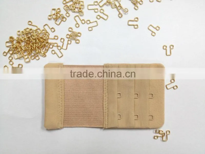 Extended greatly elastic type underwear bra button extended 3 row 3 extend back button clasp