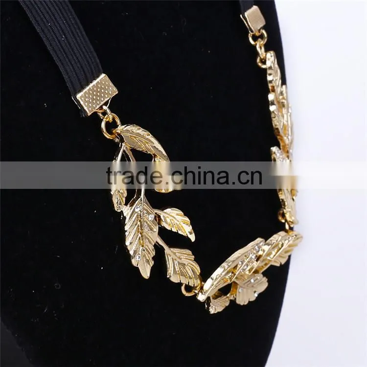 leaf elastics yiwu wholesale hair accessories, vintage hair accessories