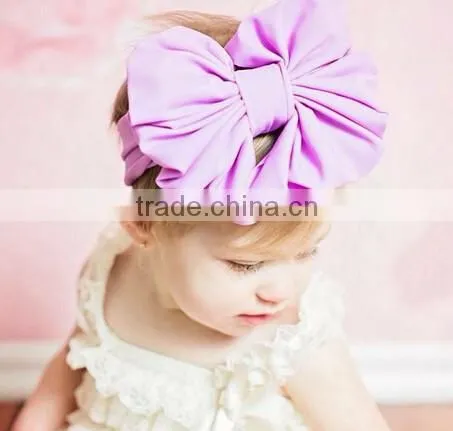Baby Infant Girls Hair Band Bow Headband Turban Knot Hair Accessories