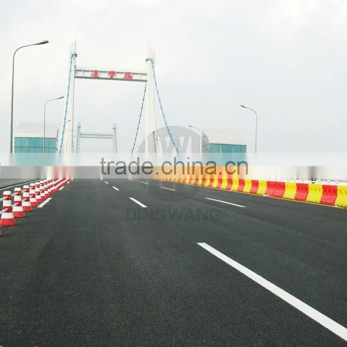 Yellow Attractive Water Filled Barriers