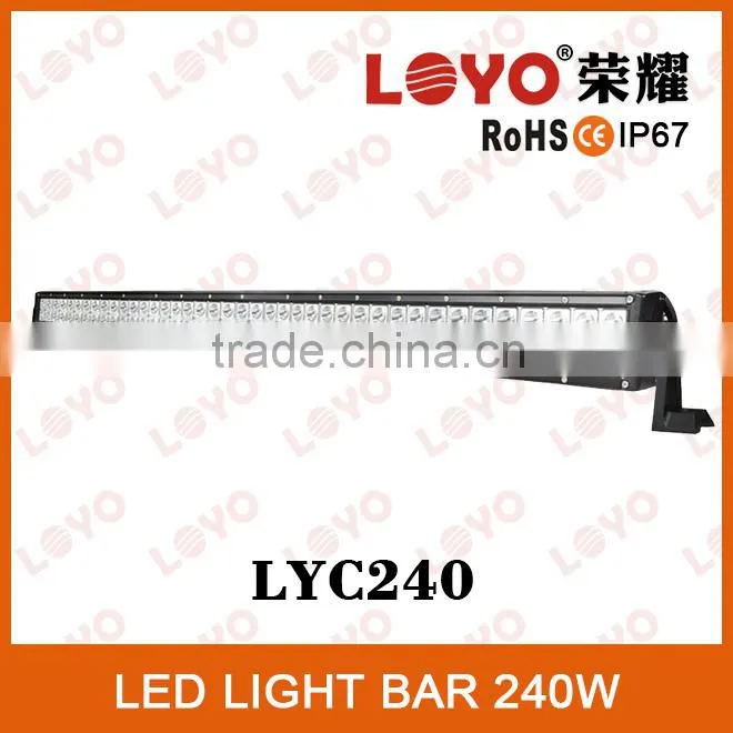 240w led light bar offroad heavy duty, indoor, factory, agriculture, marine, mining used work led bar 12V car led driving lights