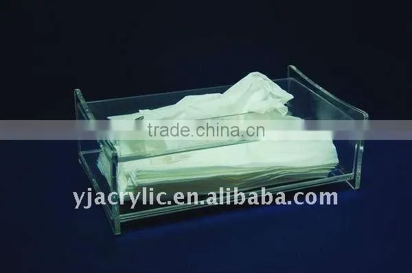 clear acrylic tissue box holder
