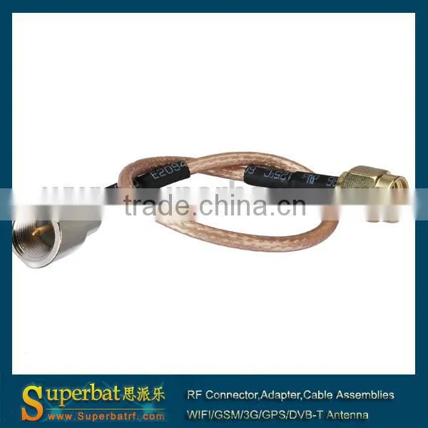 cable assembly/jumper cable RG316 15CM FME male to SMA male pigtail cable