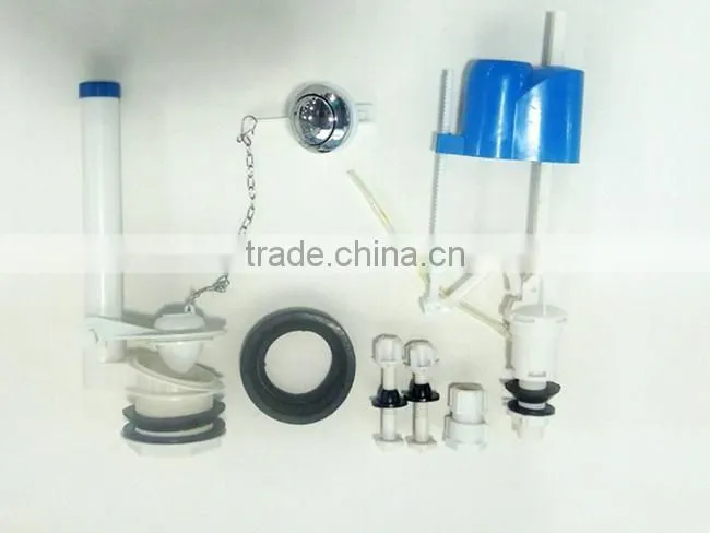 Bathroom accessory manual PP double button toilet filling valve