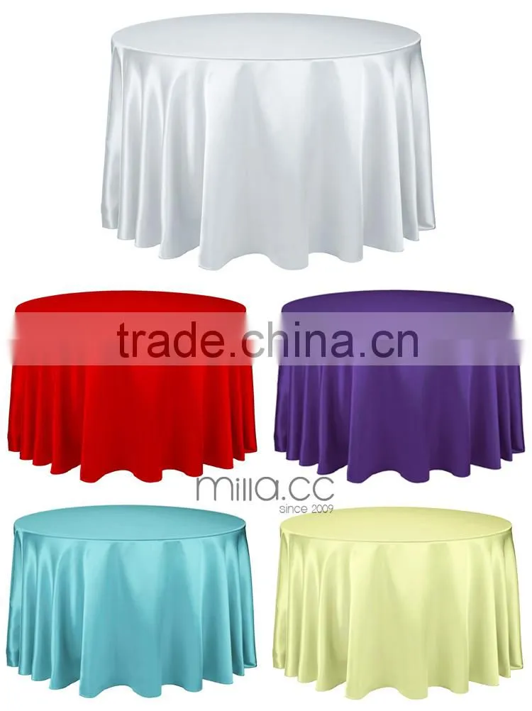 Satin cheap table cloth
