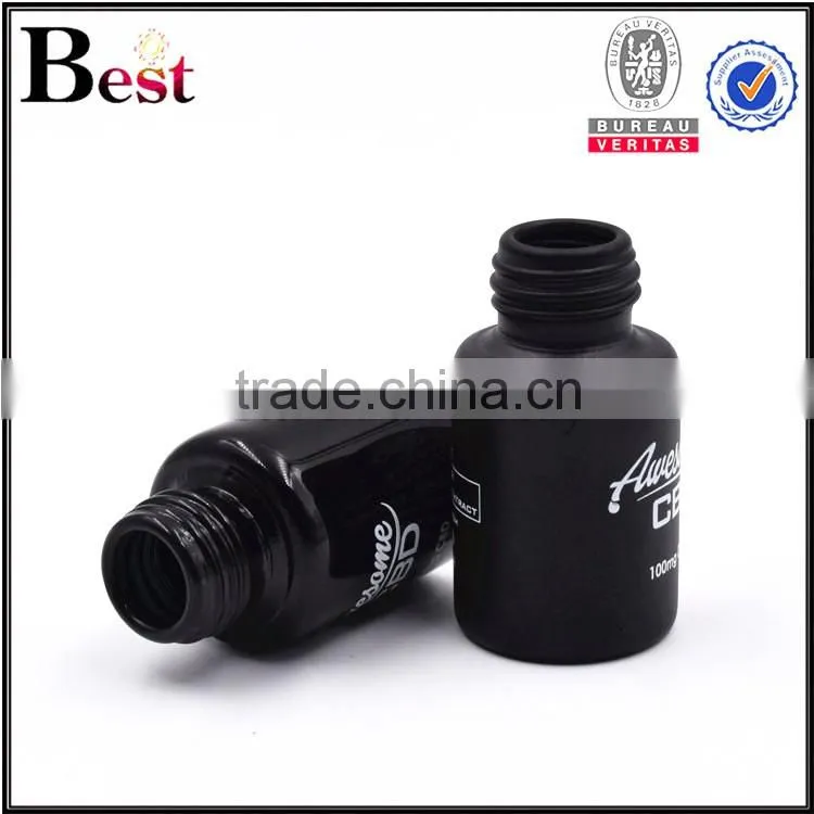 4ml black tube bottle tube black dropper bottle