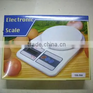 Elegant design with adaptor 5000g kitchen scale