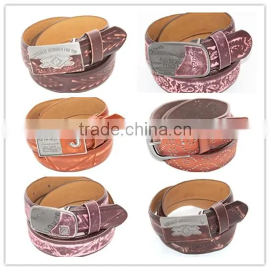 Hot-sale Personalized Design Attractive High Quality Mans Pu Leather Belts Wholesales